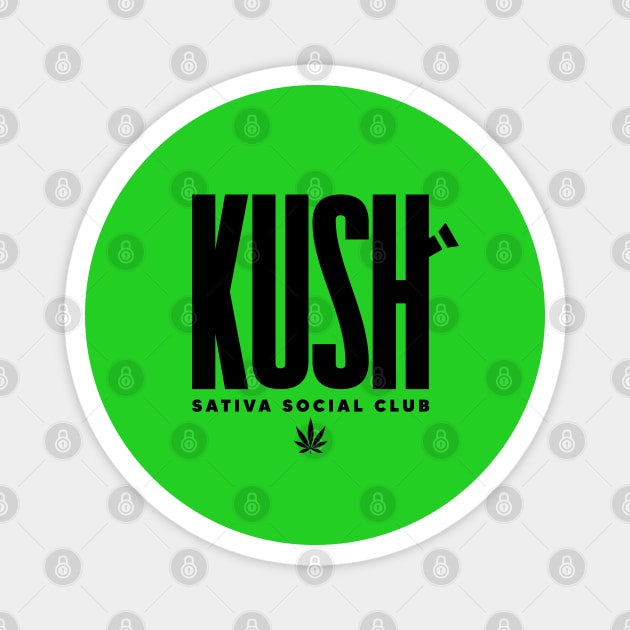 KUSH Magnet by artslaves